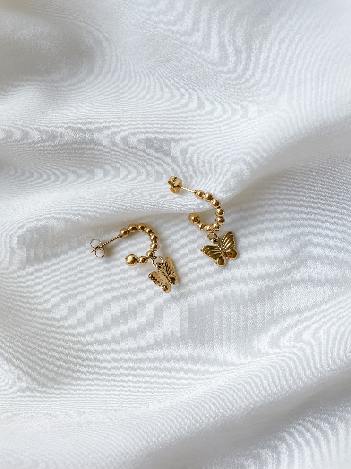 Korvakorut Gold Butterfly