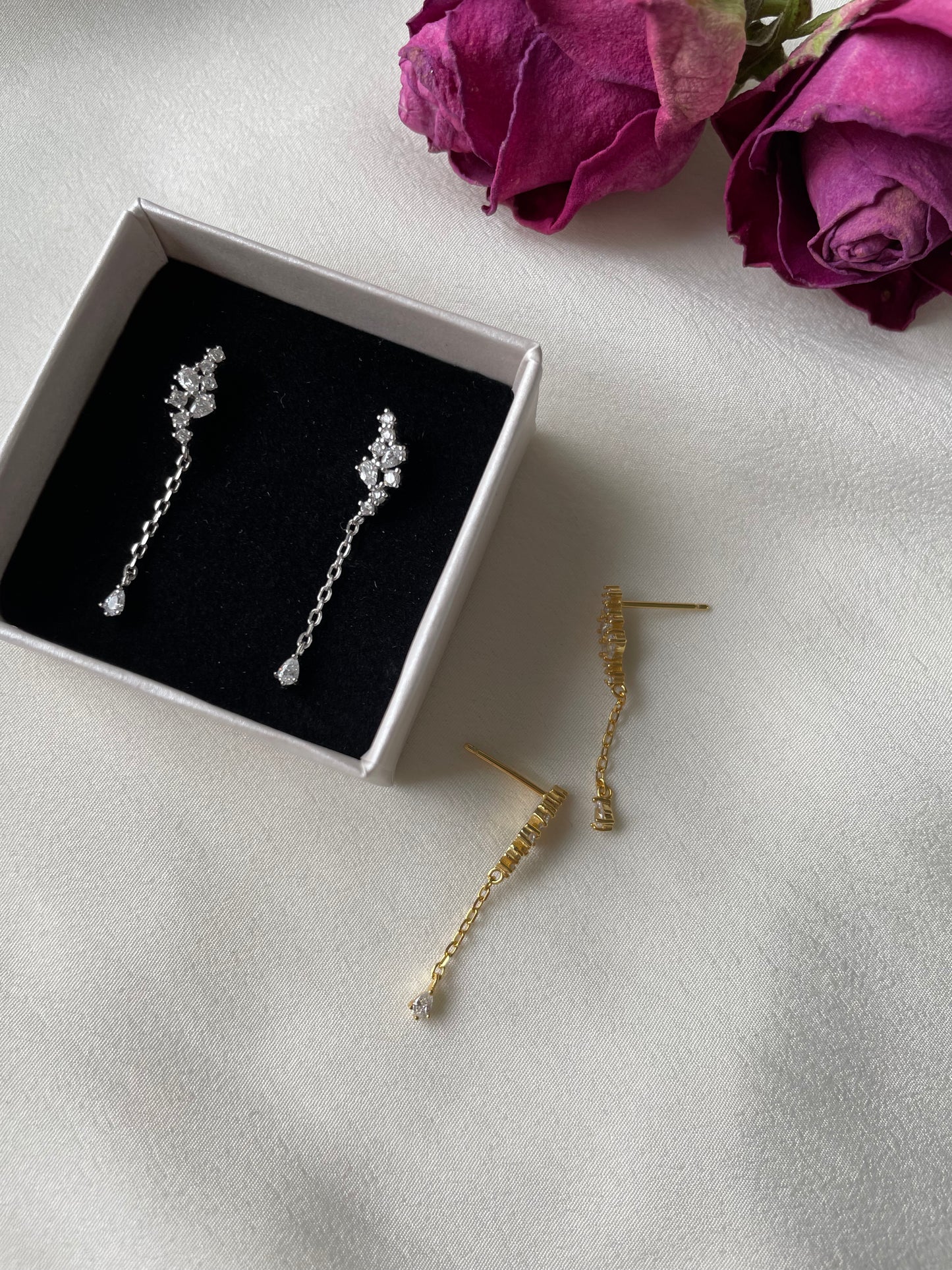 Korvakorut Drops kulta, s925