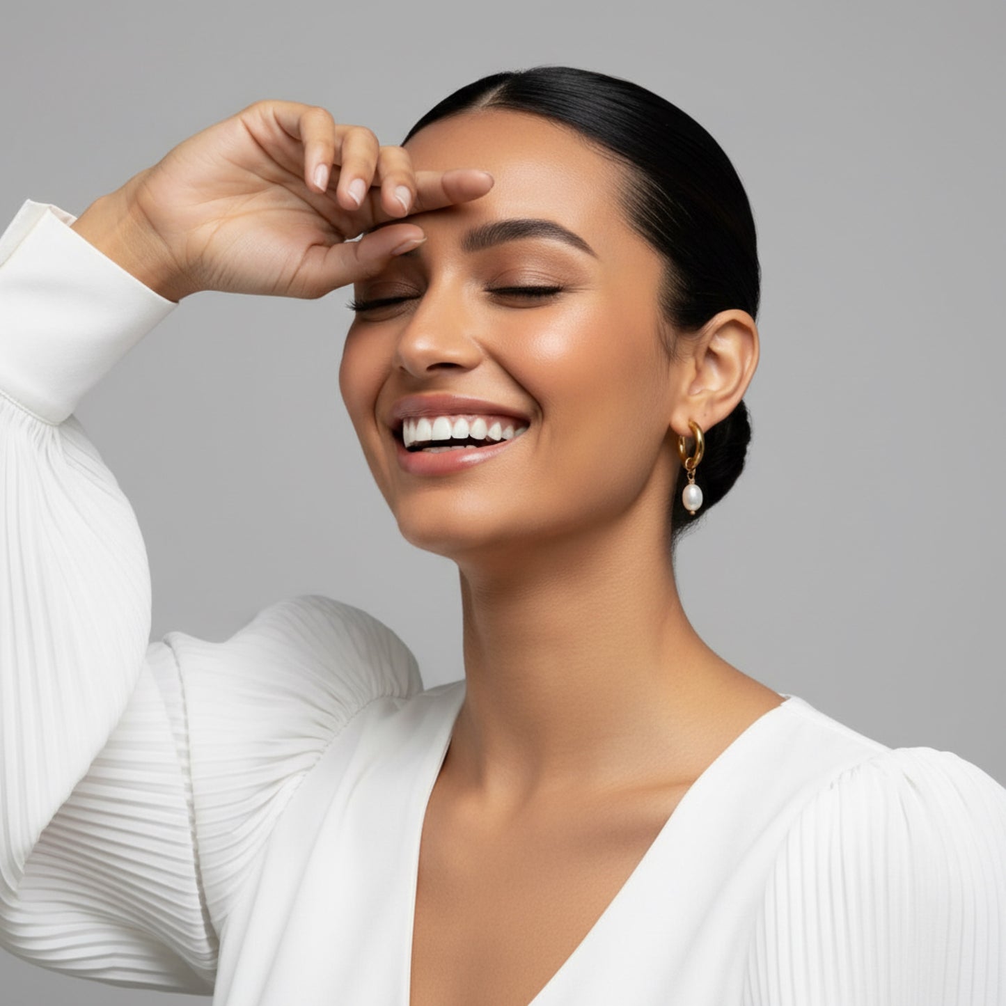 Korvakorut lasihelmillä